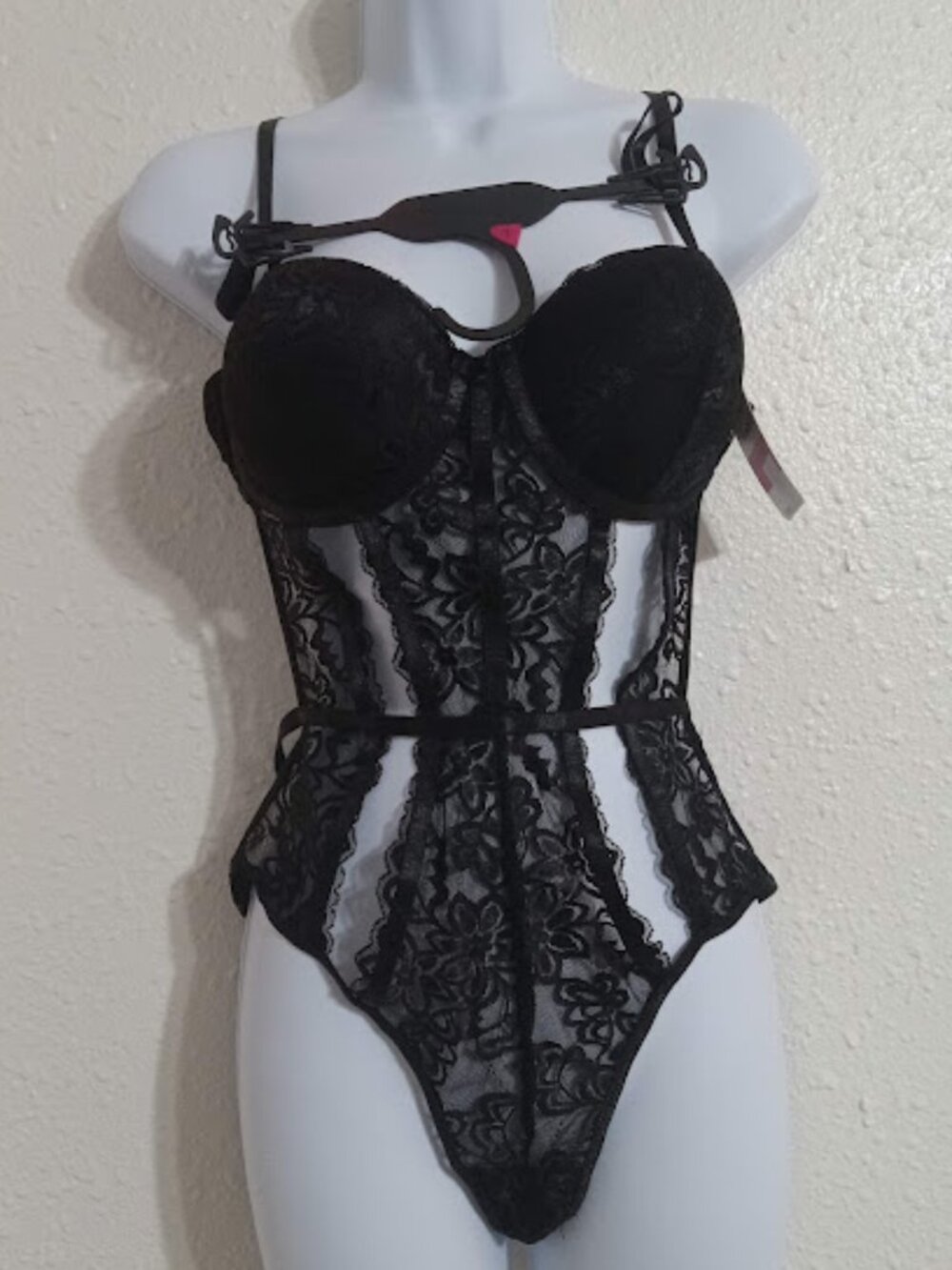 Curve Necessities - Bodysuit with Balconette Push-Up Bra